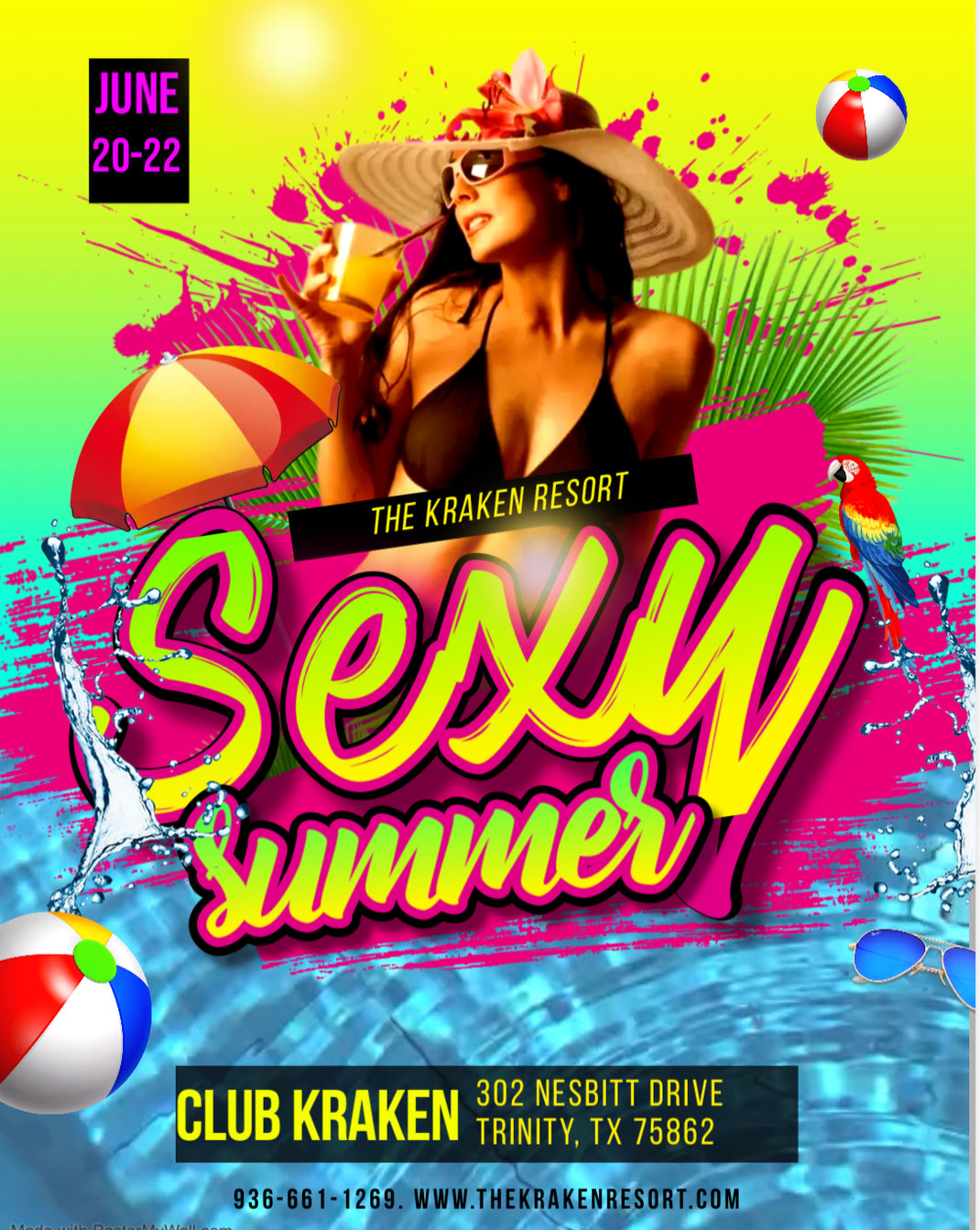 Calendar of Events The Kraken Resort