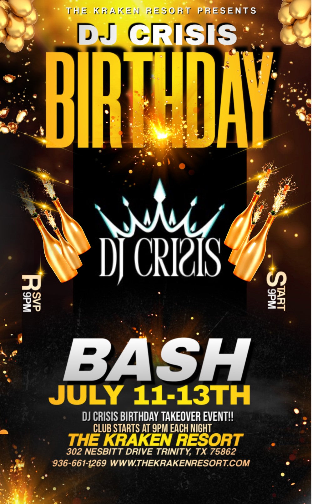 Calendar of Events The Kraken Resort